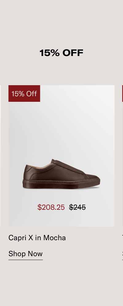 Capri X in Mocha. Shop Now