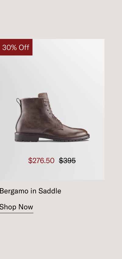 Bergamo in Saddle. Shop Now