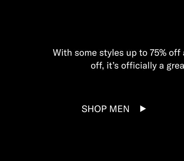 With some styles up to 75% off and everything else at least 15% off, it’s officially a great time for some Koios.  Shop Men