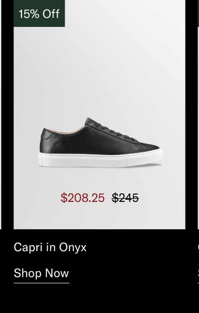 Capri in Onyx. Shop Now.