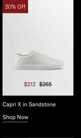Capri X in Sandstone. Shop Now