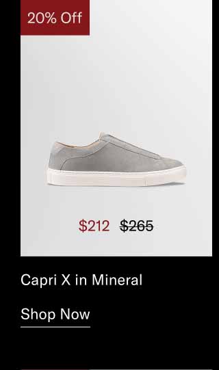 Capri X in Mineral. Shop Now