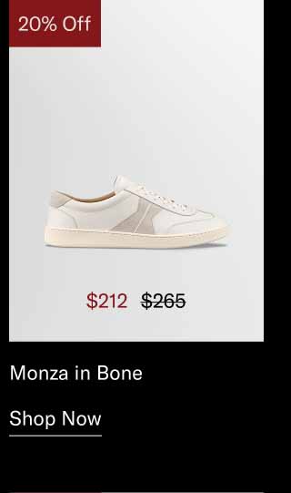 Monza in Bone. Shop Now