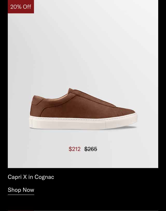 Capri X in Cognac. Shop Now