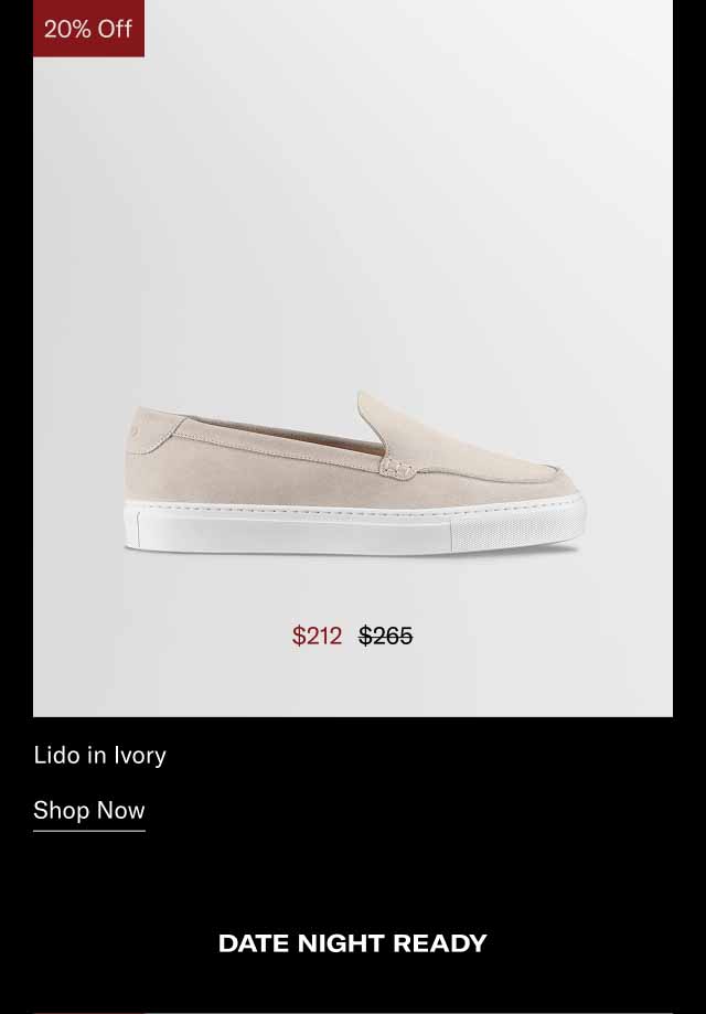 Lido in Ivory. Shop Now