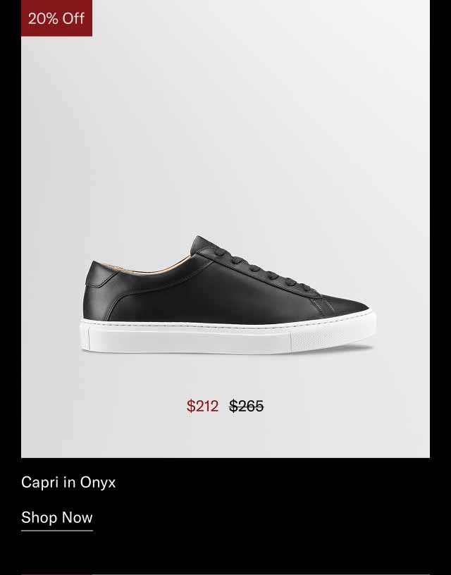 Capri in Onyx. Shop Now *20-70% off sitewide. We try to make as much product as possible available, but some exclusions apply.