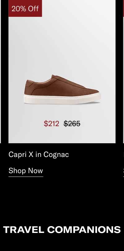 Capri X in Cognac. Shop Now