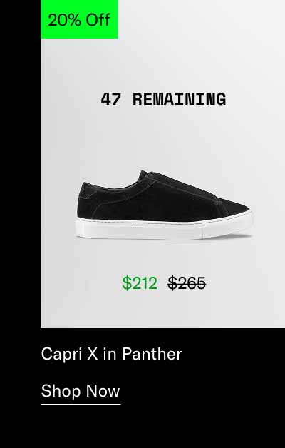 Capri X in Panther. Shop Now