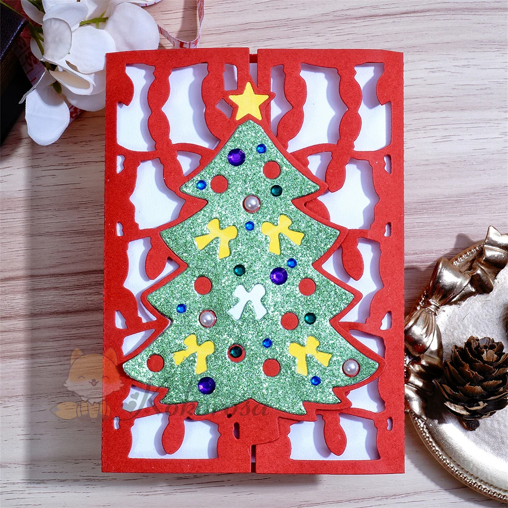 Foldable Christmas Tree Background