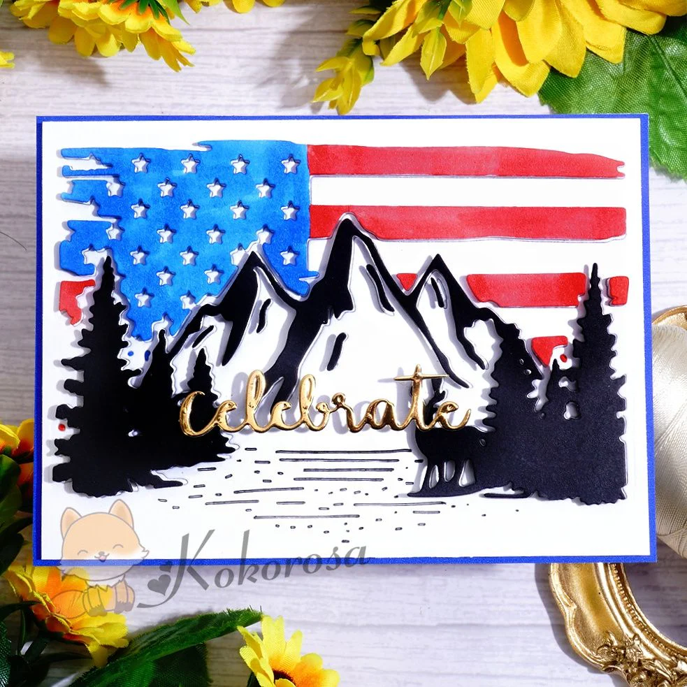 Pentagram Flag Mountains 
