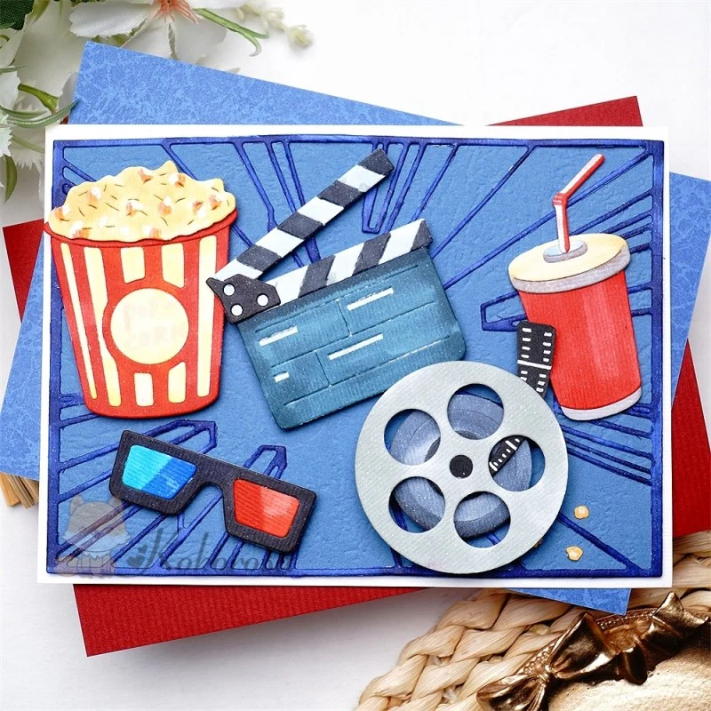 Watching Movie & Popcorn