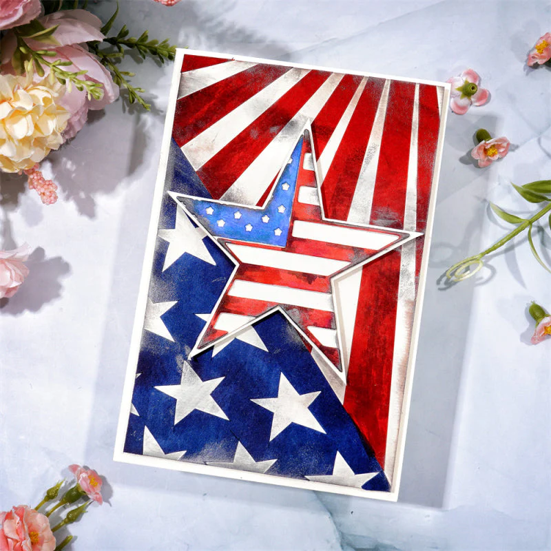Pentagram American Flag