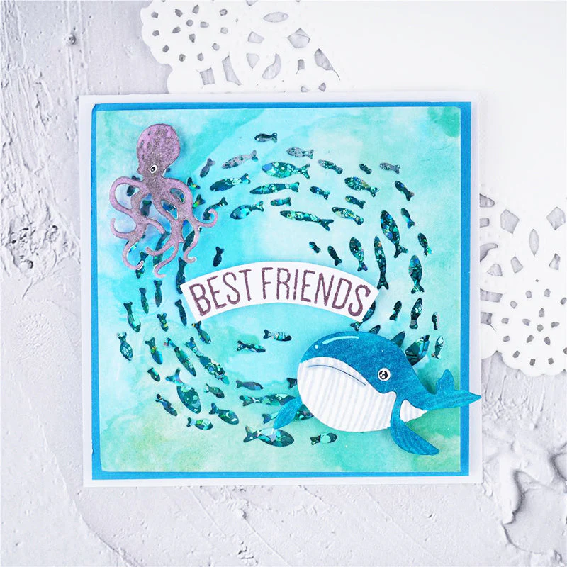 Hollow Fish Background Board