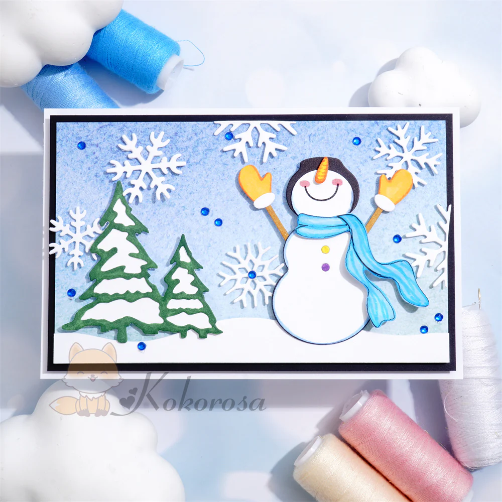 Snowman Snowflake 