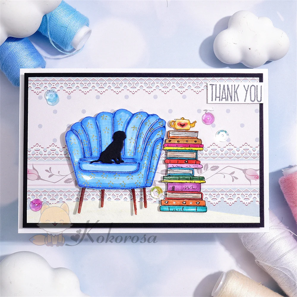 Sofa and Books