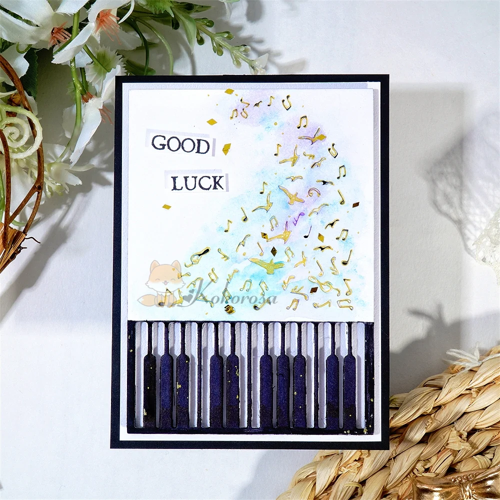 Notes & Piano Background Board