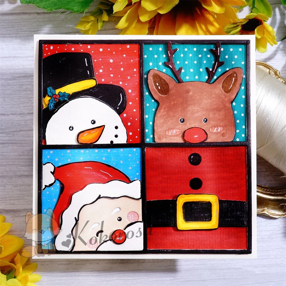 Christmas Elements Frame Board