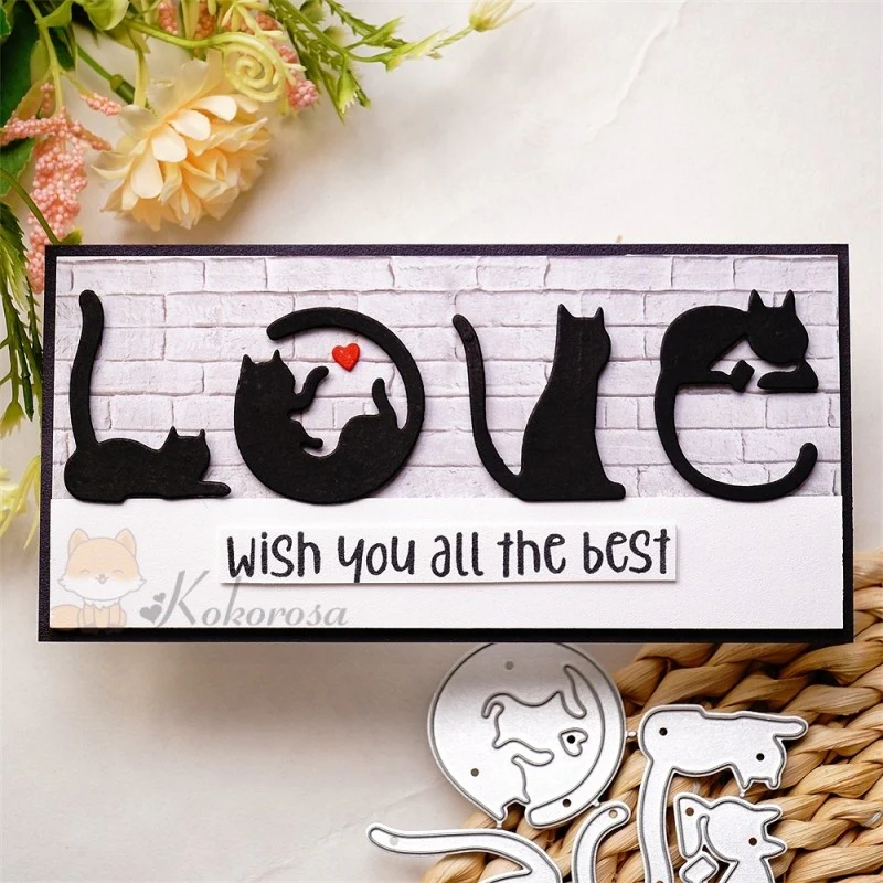 Cute Cats with "LOVE" Words