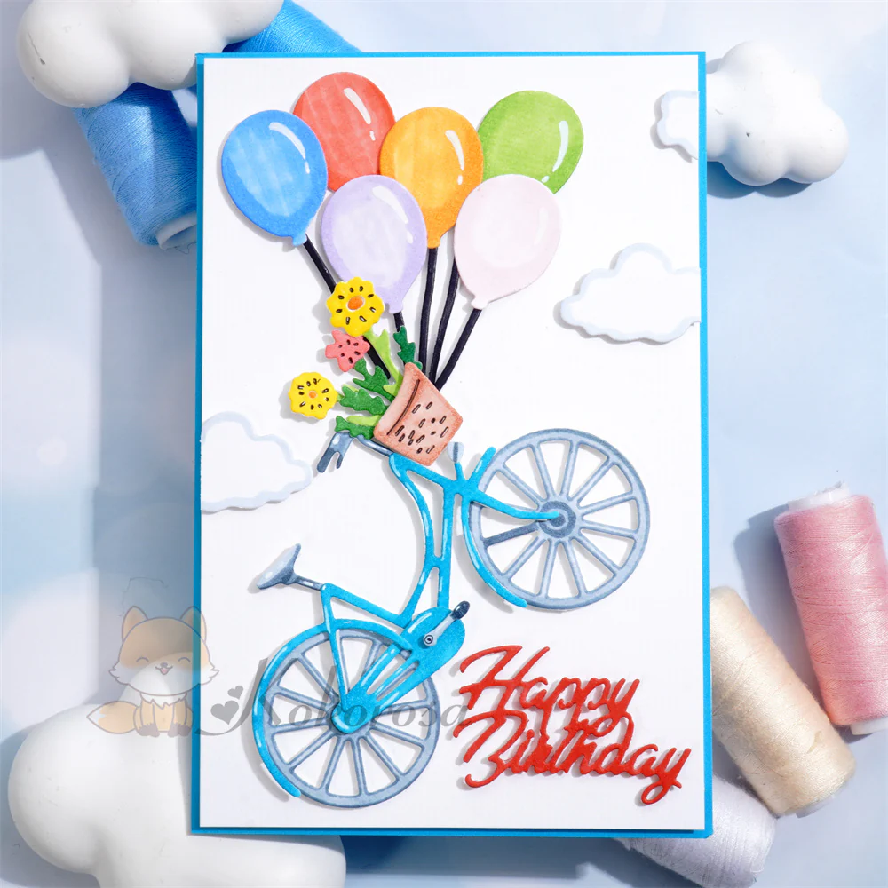 Balloons and Bicycle
