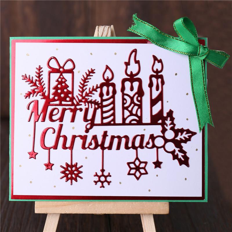 Merry Christmas Candles Gift 