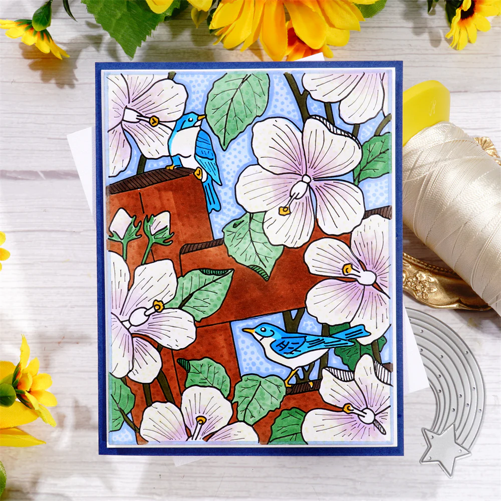 Blooming Flower Background Board