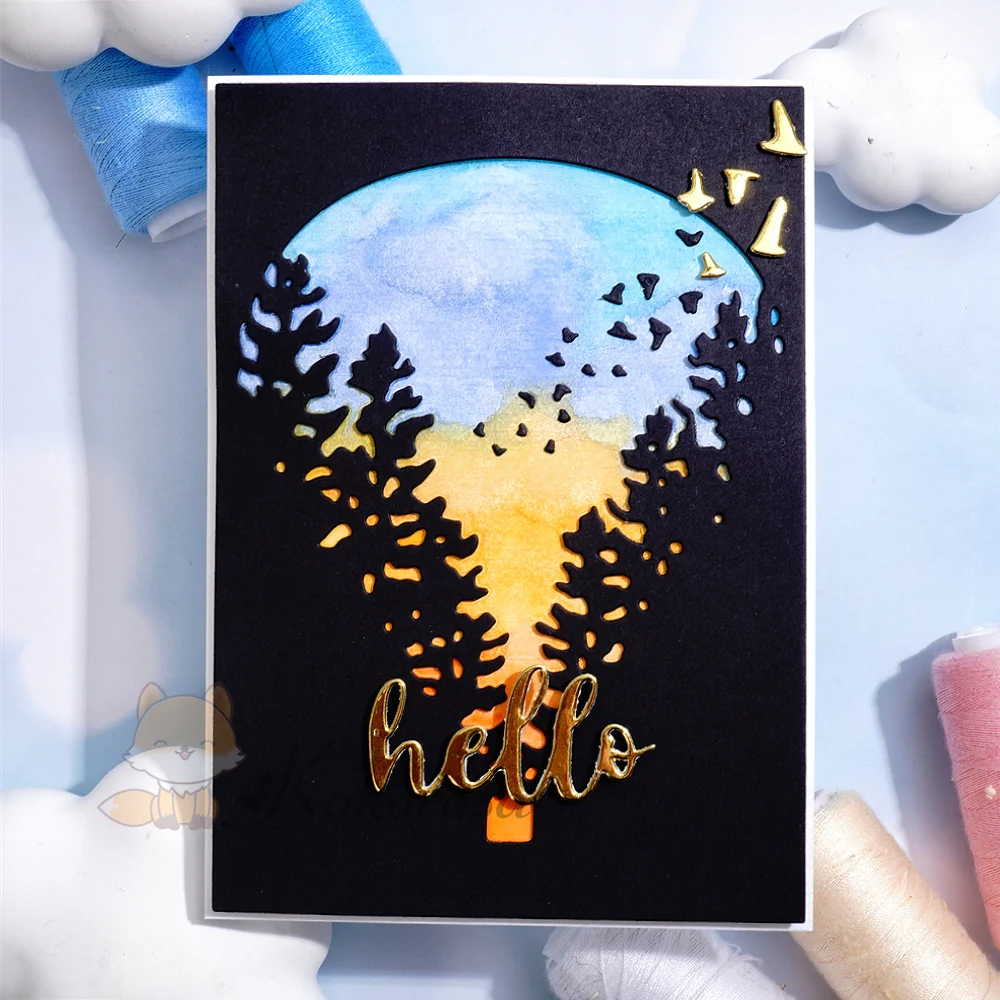 Woods Scenery Background