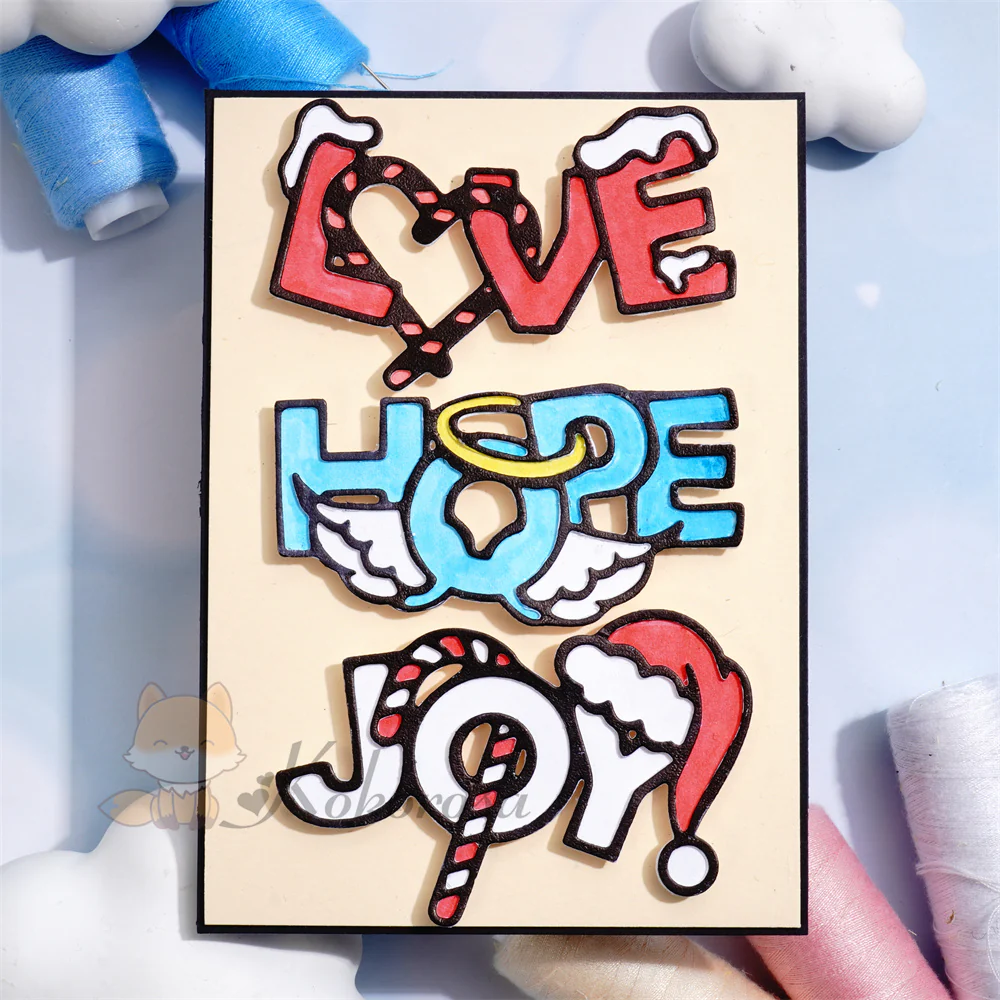 'Love Hope Joy' Word