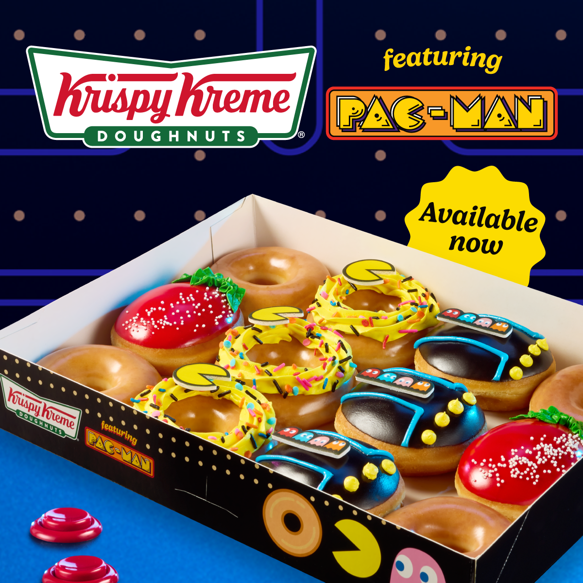 The PAC-MAN 45th Anniversary collection has a taste for every craving!