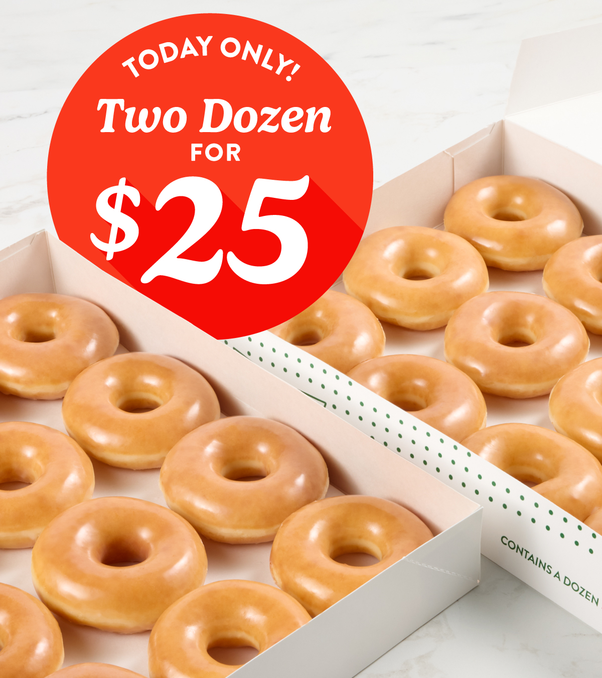 Enjoy Two Dozen for only $25 today!