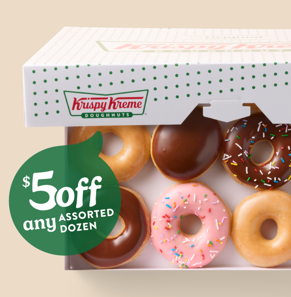 Rewards Exclusive! Enjoy $5 off an Assorted Dozen.
