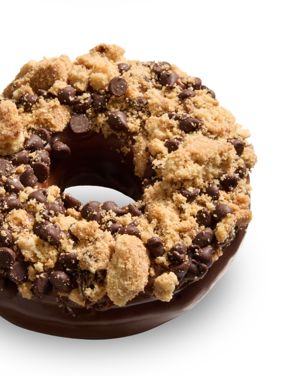 Try the NEW Chocomania doughnuts—with Hershey's!