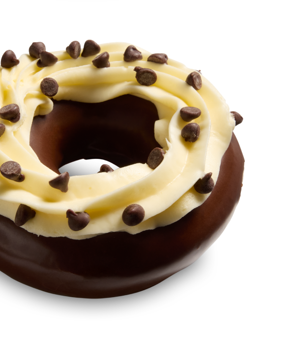Try the NEW Chocomania doughnuts—with Hershey's!
