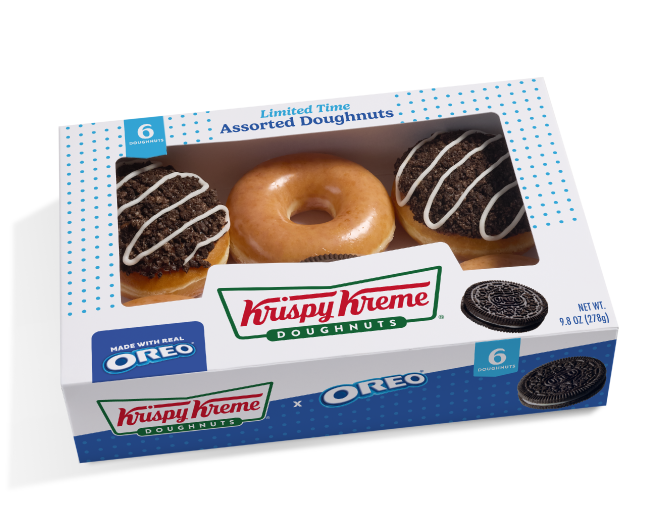 Try the Krispy Kreme x OREO® Collection at your local grocery store.