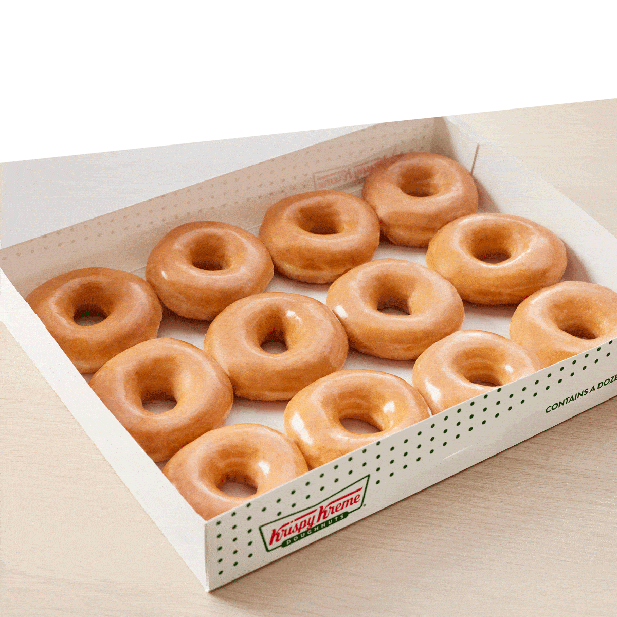 Grab a dozen doughnuts to celebrate a dozen months!