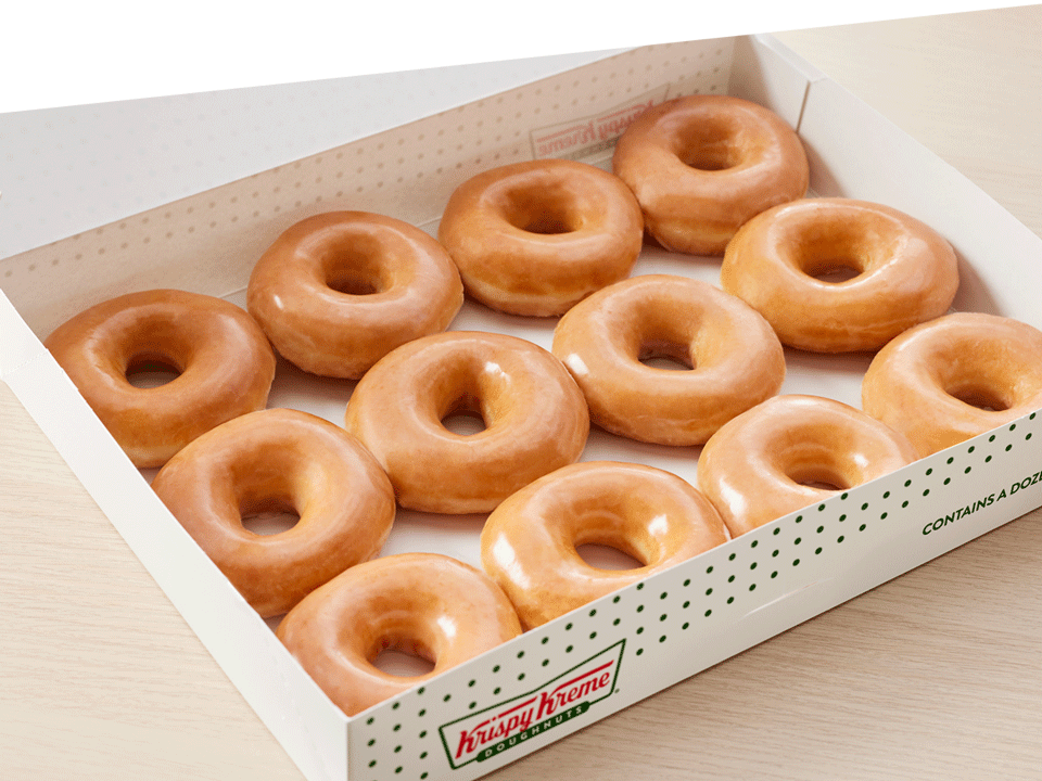 Grab a dozen doughnuts to celebrate a dozen months!
