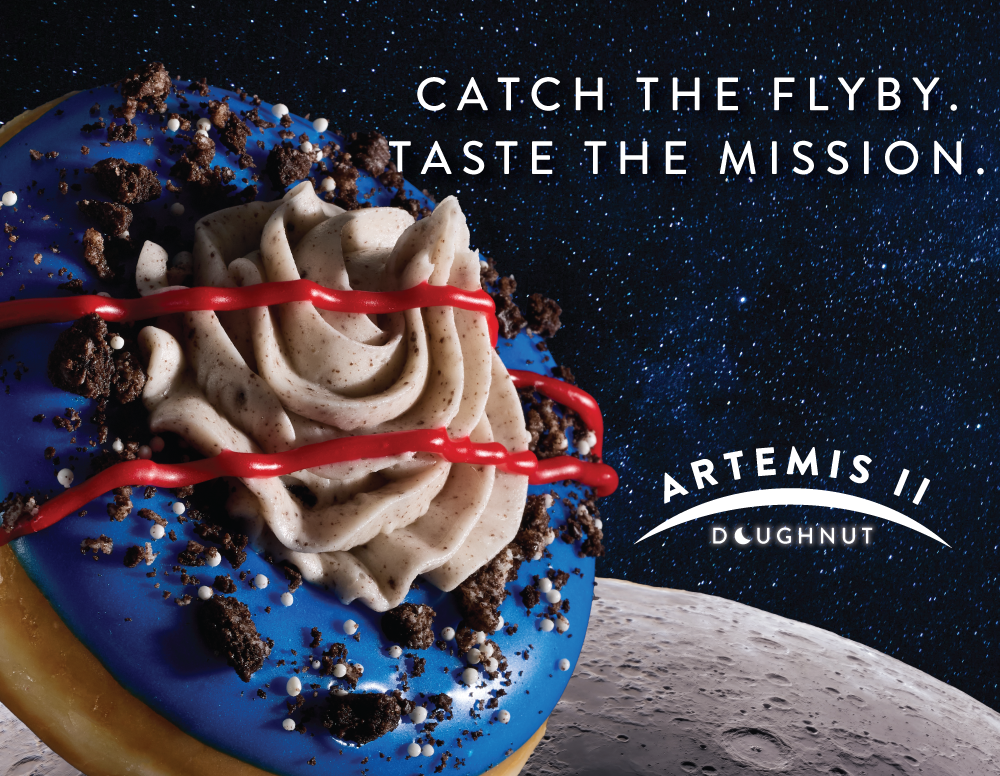 The Artemis II doughnut is still in orbit for a limited time. Grab it before it’s gone!