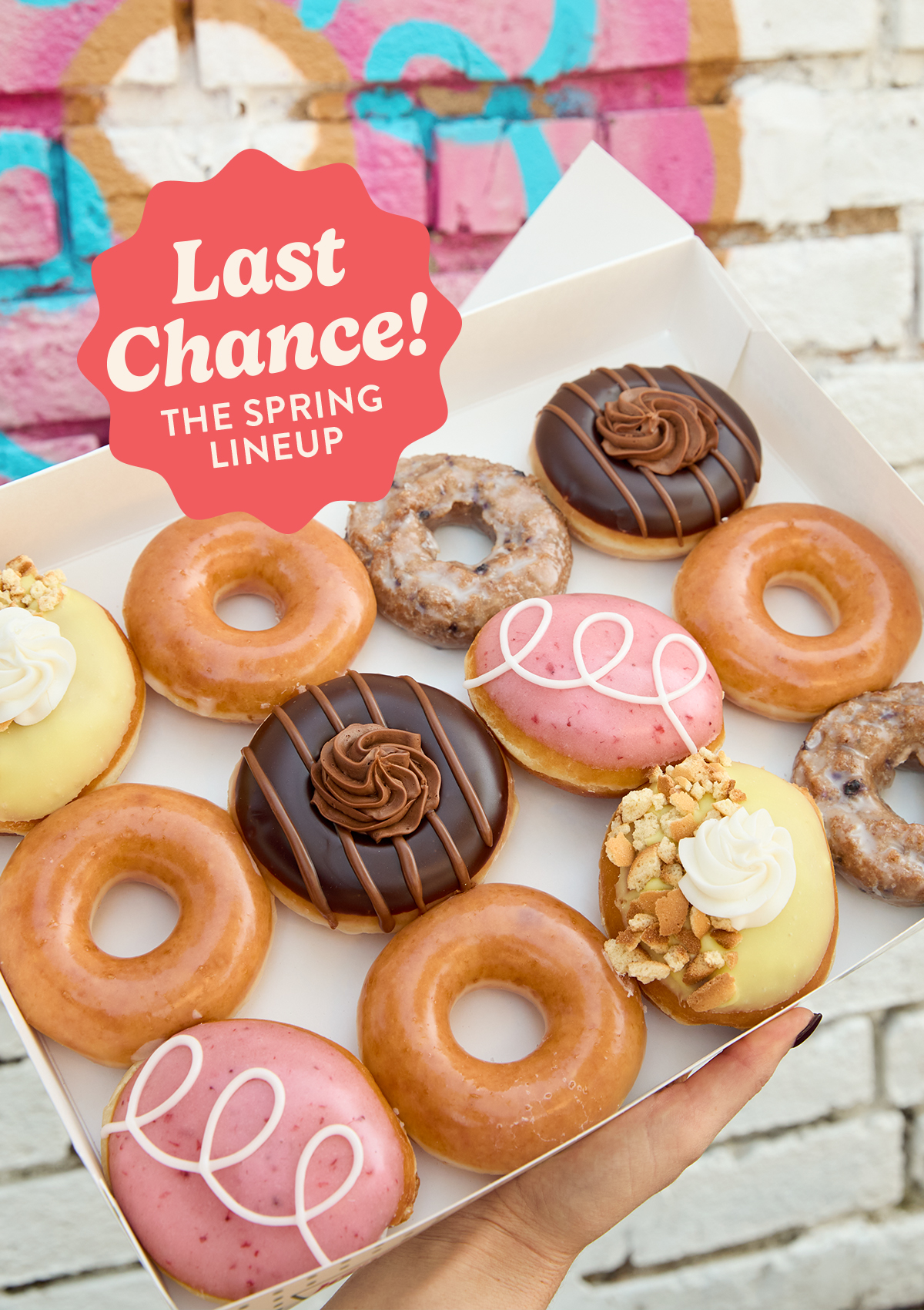 Grab your favorite Spring Collection doughnuts while these limited-time seasonal flavors are still here.