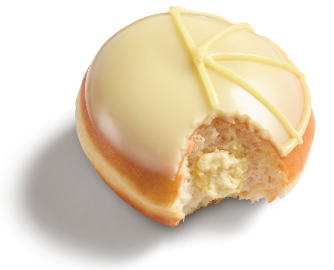Three doughnuts inspired by beloved Girl Scout Cookies™ flavors, including Thin Mints®, Lemon Ups™ and Coconut Caramel.