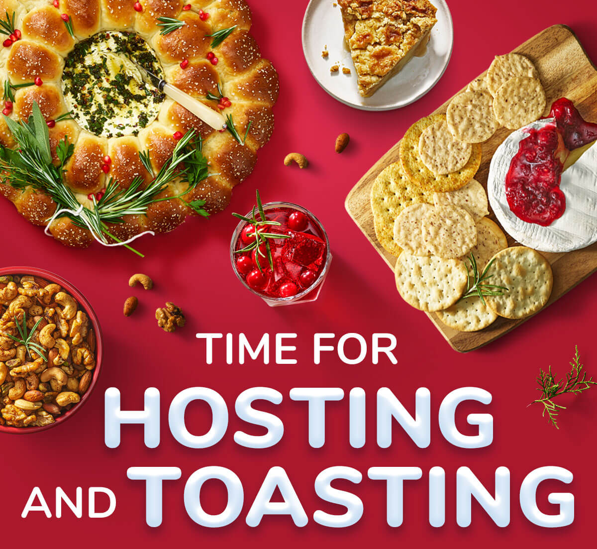 Time for Hosting and Toasting