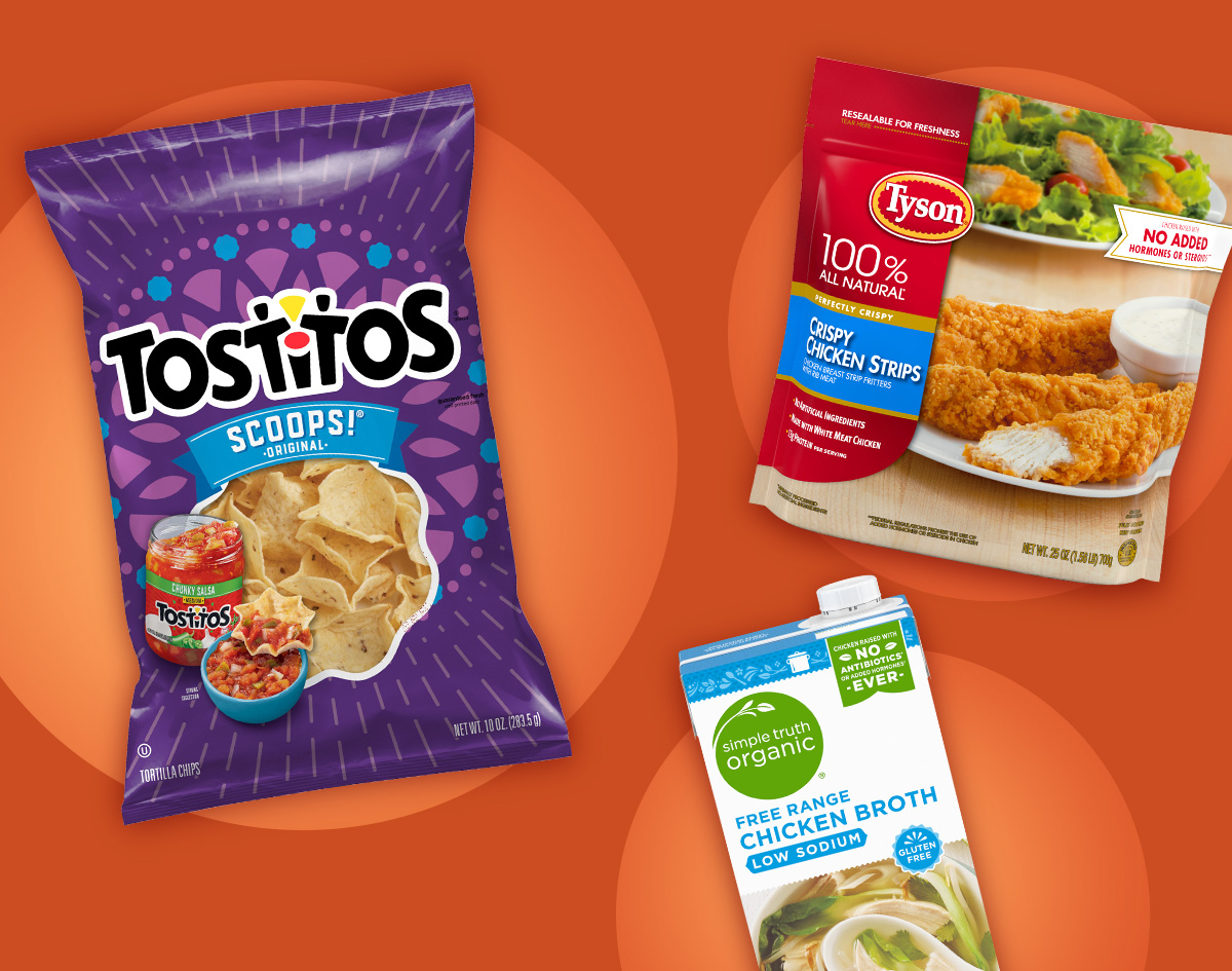 Your Weekly Featured Coupons: Tostitos Scoops, Simple Truth Organic Broth, Tyson Chicken Strips