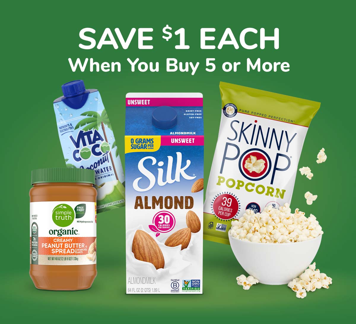 Save $1 Each When You Buy 5 or More