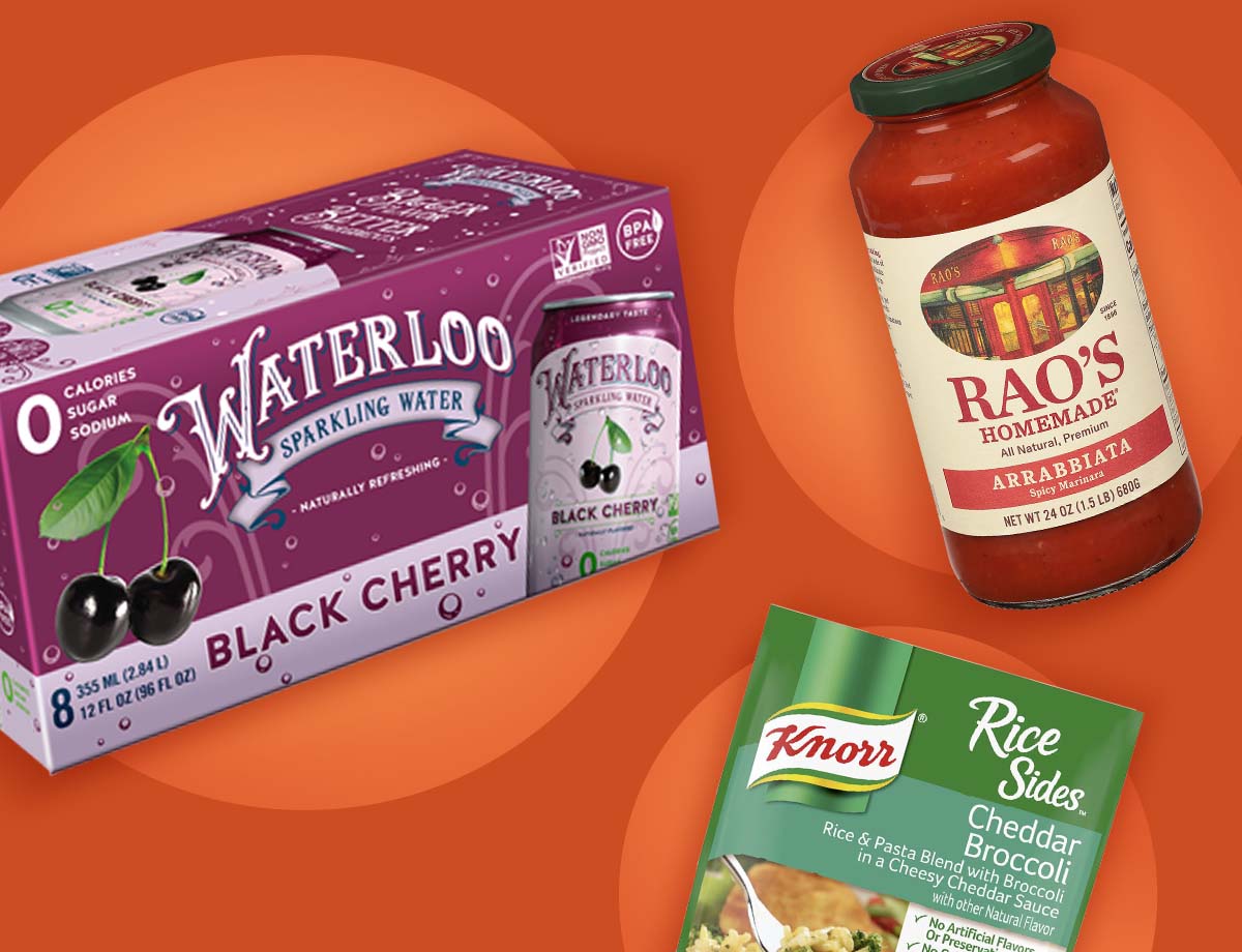 Your Weekly Featured Coupons: Waterloo Sparkling Water, Knorr Sides, Rao's Pasta Sauces