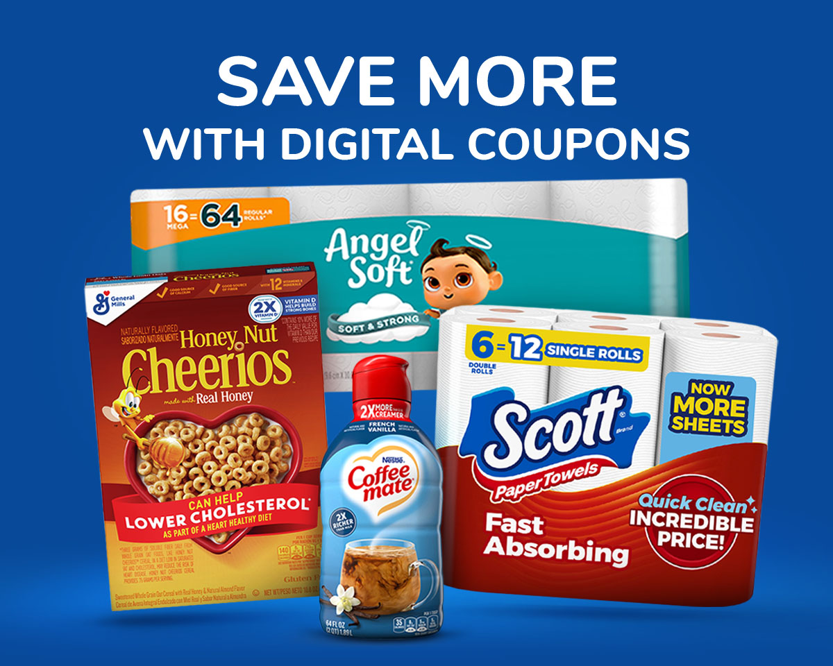 Save More with Digital Coupons