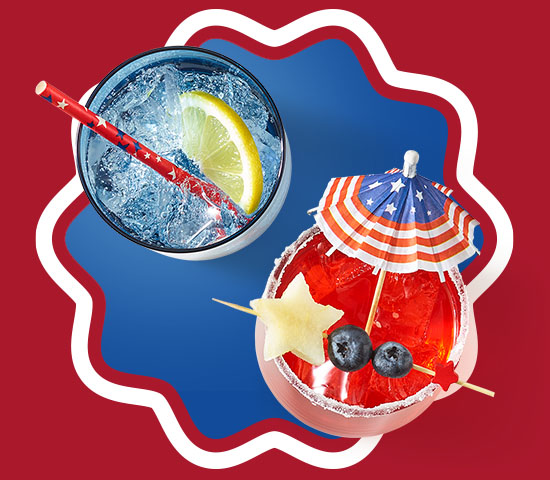 Festive drinks.
