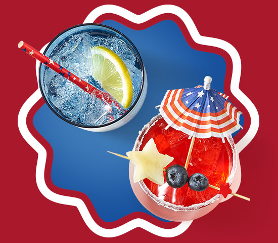 Festive drinks.