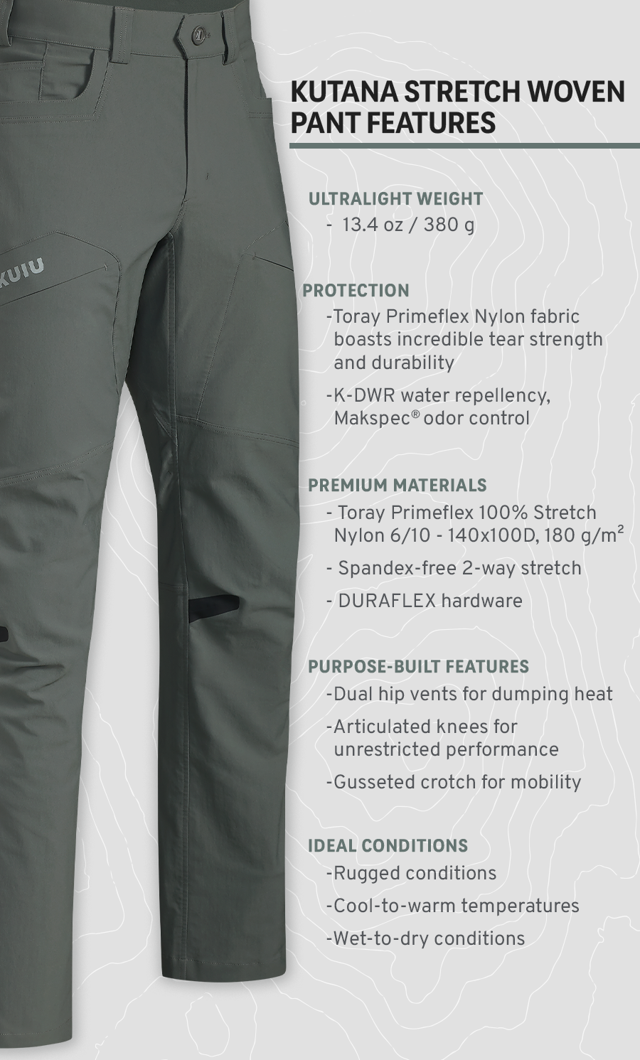 Kutana Stretch Woven Pant