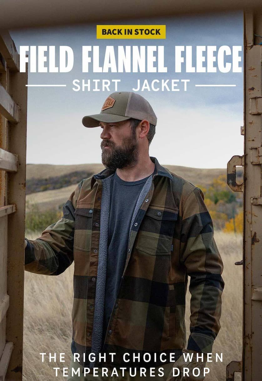 All-New Fleece Lined Flannel Shirt Jackets