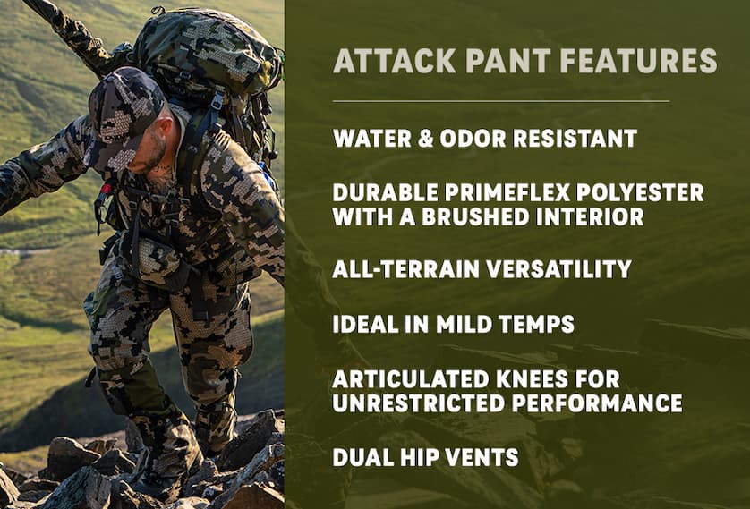 Attack Pant Features