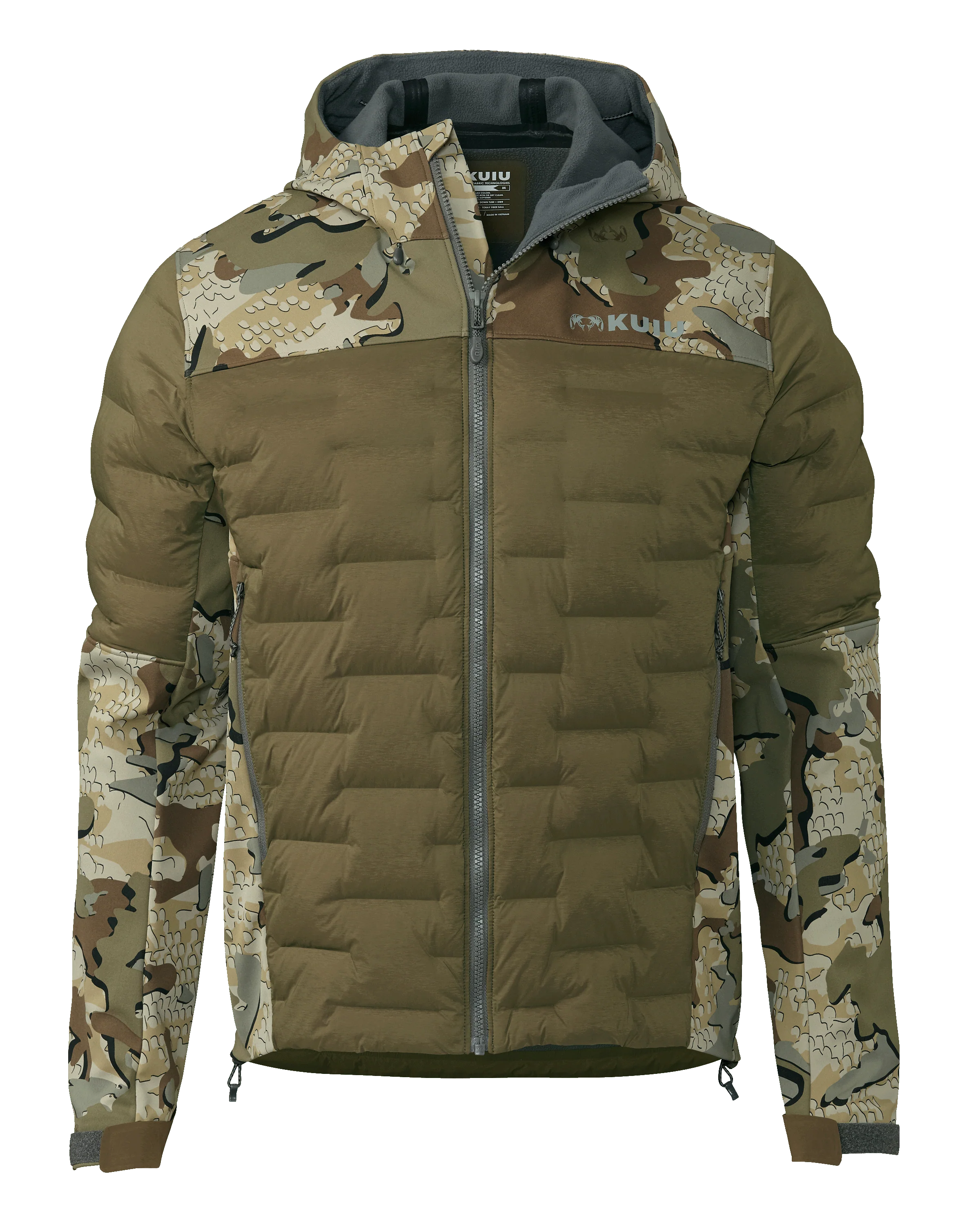 Image of Axis Thermal Hybrid Hooded Jacket
