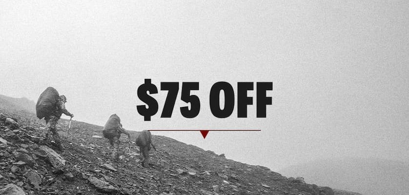 $75 Off Jackets & Vests